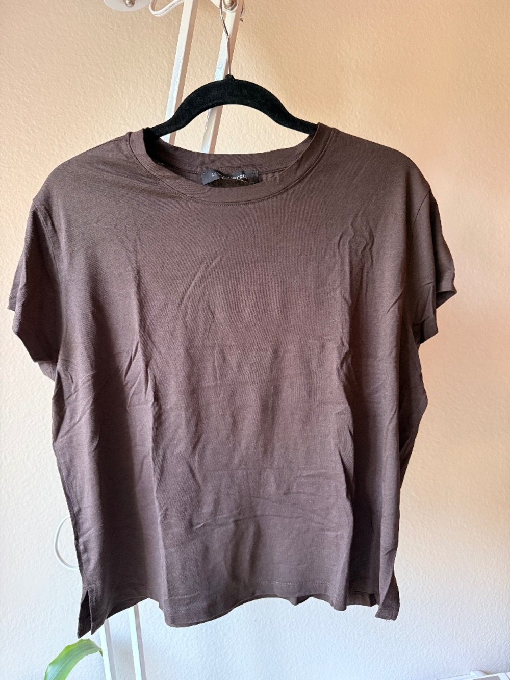 LOFT Versa Relaxed Jersey Crew Tee - Size L